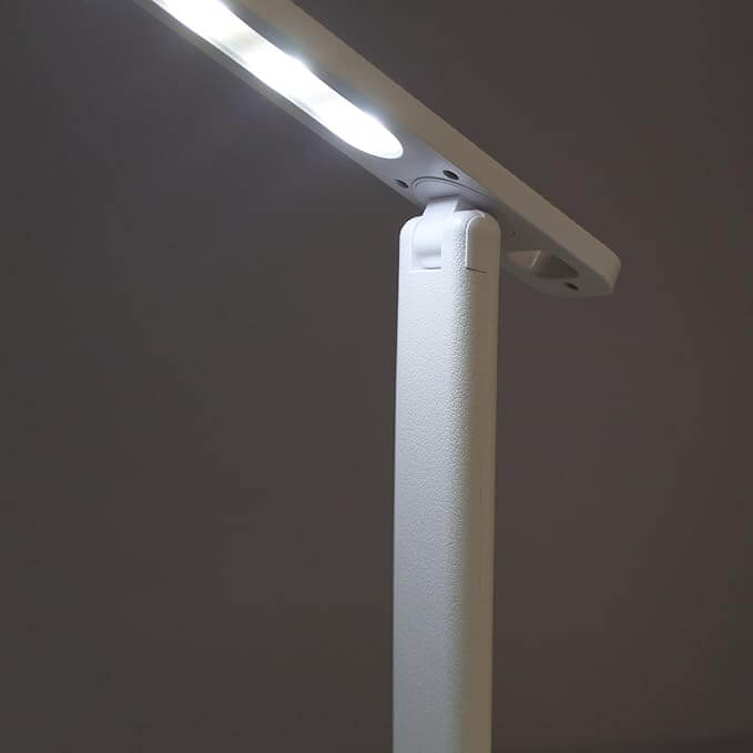 Lámpara de escritorio LED regulable FLASH con luz nocturna y conexión USB