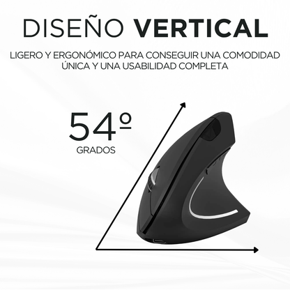 RATÓN INALÁMBRICO ERGONÓMICO GLUN